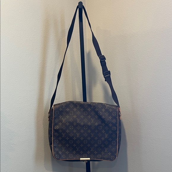 Louis Vuitton Dark Brown Monogram Messenger Bag - Picture 1 of 10
